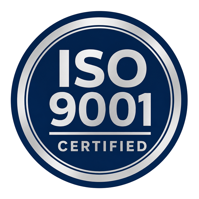 ISO 9001 certification seal
